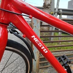 【自転車】クロスバイク ホダカ ネスト バカンゼ2-D 380mm 28インチ レッドの画像
