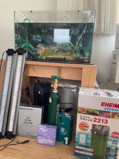 ADA 60cm水槽アクアリウムセット一式 値下げ