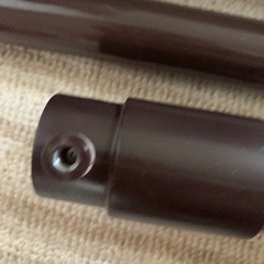 つっぱり棒 天井突っ張り　ダークブラウンの画像