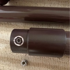 つっぱり棒 天井突っ張り　ダークブラウンの画像