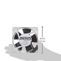 山洋電気 ACファンSan Ace 120 ACファン 120mm角×38mm厚 109S005　中古品・動作確認済みの画像