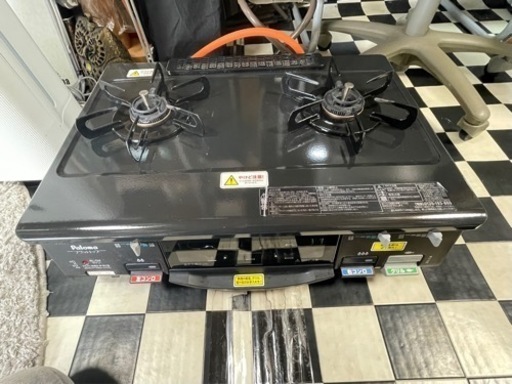 【リサイクルサービス八光】  2015年製　パロマ　 ガステーブル(プロパンガス用)強火力右IC-800B-R