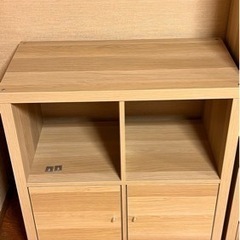 【引き取り決定しました】IKEAのKALLAX カラックス シェ...