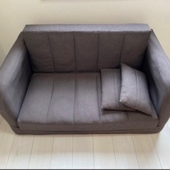 ソファーベッド（ブラウン）