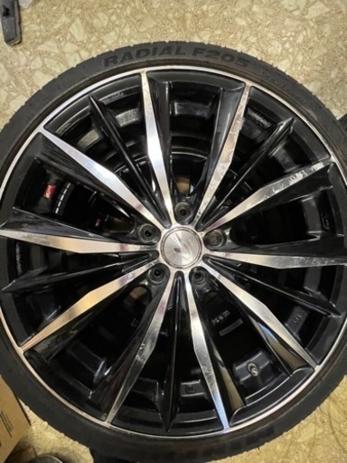 19インチ　アルミホイール　レオニス　タイヤほぼ新品