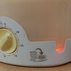 ◆お引取り限定/三重県/値引不可◆中古 T-fal ウルトラコンパクト 電気蒸し器 スチームクッカー ②　の画像