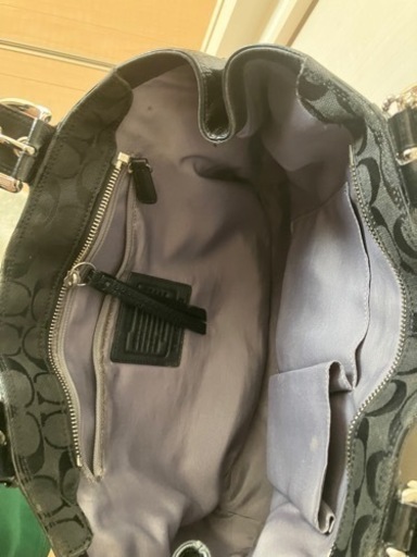 3000円引き中【COACH】黒 ロゴバック