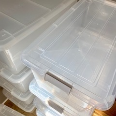 【お譲り先決まりました】押し入れ　収納ケース　衣装ケース　9個セット　コロコロ付きの画像