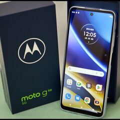 ほぼ未使用 SIMフリー Motorola モトローラ moto g52j 5G XT2219-1 パールホワイト