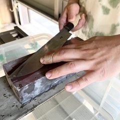 豊洲市場のプロによる包丁研ぎ(修理)の画像