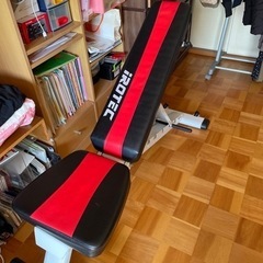 IROTEC トレーニングベンチとバーベルシャフト