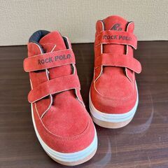224 ほぼ未使用 RockPolo スパイク付 スノトレ スニ...