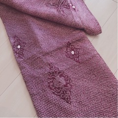 羽織　総絞り　壷菫(つぼすみれ)色