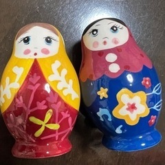 マトリョーシカ　塩コショウ入れ