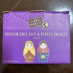 マトリョーシカ　塩コショウ入れの画像