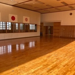 弓道場でヨガしませんかの画像