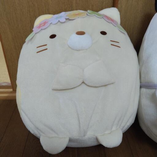すみっコぐらし　ねこのきょうだいぬいぐるみXL