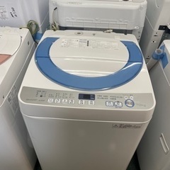 洗濯機(7.0K) SHARP ES-GE70R 2016年製 中古品