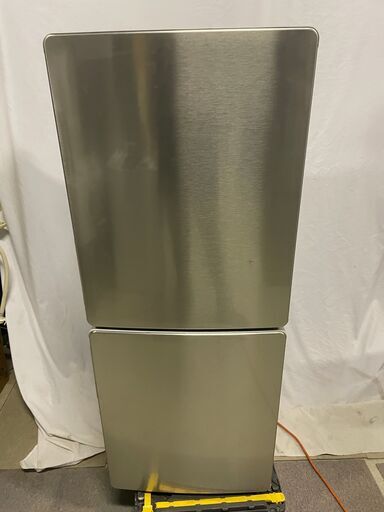 ２ドア冷凍冷蔵庫 ELESONIC EH-R 1482F シルバー 148L エルソニック 説明書・卵ケース・製氷皿あり 2019年製