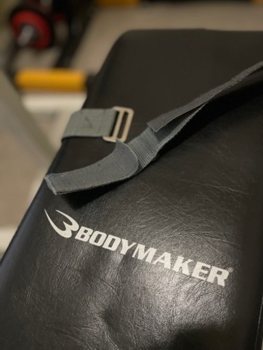 ※お話し中※【トレーニング機器セット】BODY MAKERベンチ&セーフティラック・180cmバーベルシャフト&クリップ2個 ダンベル
