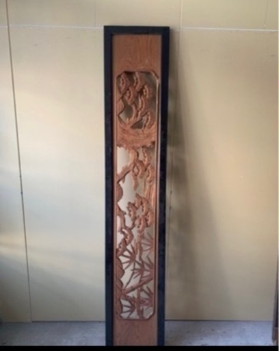 日本家屋　欄間　松竹