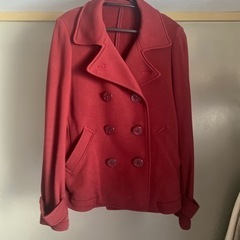 ユニクロ コート赤