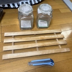 小さなスノコと密閉瓶
