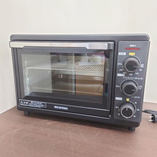 2/29 終 IRIS OHYAMA コンベクションオーブン 2019年製 FVC-D15B-S トースター アイリスオーヤマ 菊倉HG