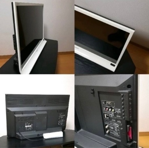 【2TB録画HDD／白色セット】SHARP　32型液晶テレビ／裏録