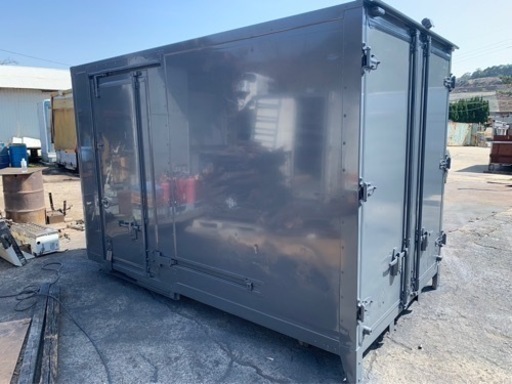 No.737 保冷バン 2ｔ 車  アルミ 箱 バイク 倉庫 トラック コンテナ 米 保管庫 物置 DIY