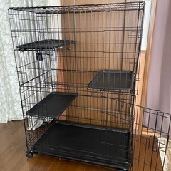 【募集一時中断】猫用3段ケージ ペットケージ 中古