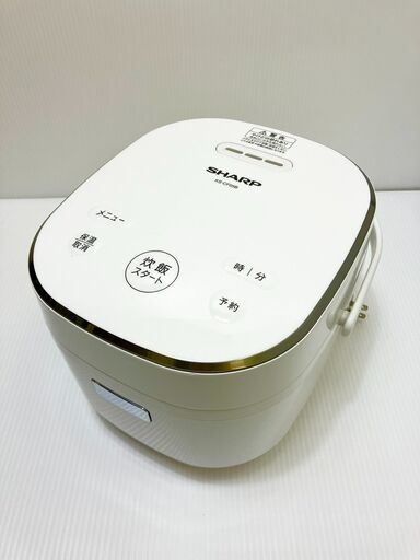 【ジモティー特価】シャープ　SHARP 炊飯器　KS-CF05B-W ホワイト系　2019年製