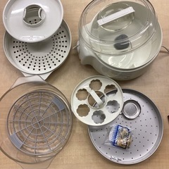 万代店　フードスチーマー　蒸し器　温泉卵　の画像