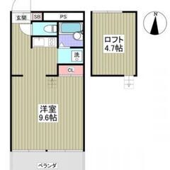 【 初期費用5万円パック 】「高崎」駅　バス15分　[ 1R＋ロ...