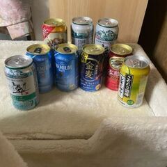 ビール5本＆酎ハイ4本　合計9本