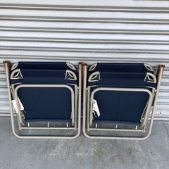 #7036 LOGOS 折りたたみ椅子2個セット　キャンプの画像