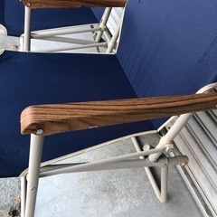 #7036 LOGOS 折りたたみ椅子2個セット　キャンプの画像