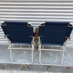 #7036 LOGOS 折りたたみ椅子2個セット　キャンプの画像
