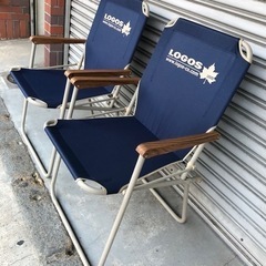 #7036 LOGOS 折りたたみ椅子2個セット　キャンプの画像