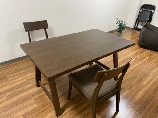 ニトリ　ダイニングテーブルセット　135cm ★状態良好