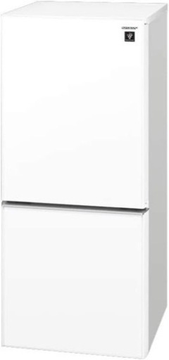 シャープ【SHARP】137L 冷蔵庫 つけかえどっちもドア クリアホワイト SJ-GD14F-W