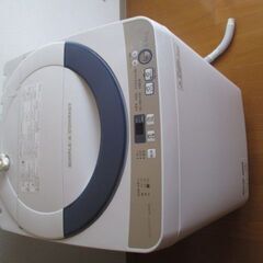 全自動洗濯機　シャープ（株）　ES-GE55-R　2016年製　キレイ