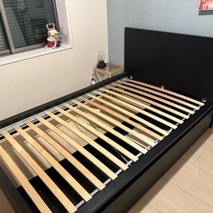 イケア　IKEA MALMマルムセミダブルベッド