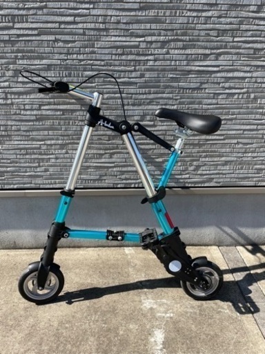 折りたたみ自転車　8インチ　A-BIKE Blue