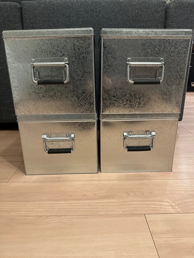 無印良品　トタンボックス　4点まとめ売り