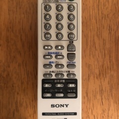 【USED品】SONY ソニー CDラジオ ZS-RS81BT/リモコン付き/ブラックの画像