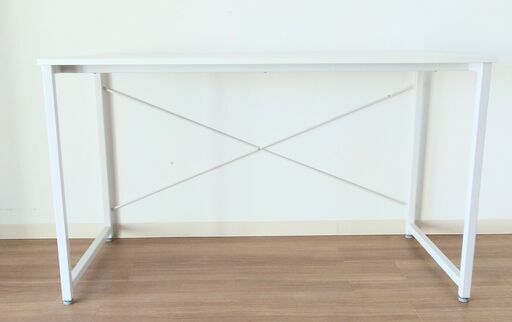 デスク 幅120×奥行60cm  ホワイト3/12日曜日迄 美品 最終大幅￥4500→￥3500