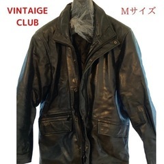 Vintage club 羊革　ラムレザーコート　M size