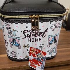 トムとジェリー ストライプ バニティバッグ