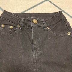 暖か黒パンツ　✨裏起毛　美品の画像